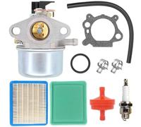 ZAMDOE 498965 Carburetor Compatible for Briggs and Stratton Quantum Engine Lawn Mower Engine Replace 498965 494216 493422 494971 with Gasket Air Filter Spark Plug