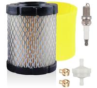 ZAMDOE 591583 Air Filter with Pre filter for Briggs & Stratton 5429K 796032 21B807 21B902 9.0-12.5 hp Engines Lawn Mower Lawn Tractor Air Cleaner Cartridge with Spark Plug Fuel Filter