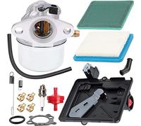 ZAMDOE 799868 498170 Carburetor for Briggs & Stratton 124T02 124T05 124T07 126M02 129700 12V800 12C700 4 Cycle Small Engines, Replaces 14111 799872 694202, with Air Filter Primer Base