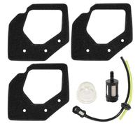 ZAMDOE Air Filter Replacement for Honda GX25 GX25N GX25NT Engine HHT25S UMC425A String trimmer Brushcutter WX10K1 WX10T Water Pump Part 17211-Z0H-000, with Fuel Line Fuel Filter Primer Bulb
