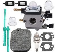 ZAMDOE Carburetor for BG55 for STIHL BG45 BG46 BG65 BG85 SH55 SH85 Leafblower C1Q-S68 C1Q-S68G 4229 120 0606 Carb, Tune Up Kit with Air Filter Fuel Filter Gasket