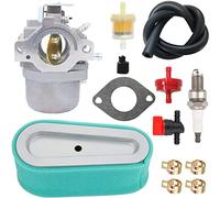 ZAMDOE Carburetor for Briggs & Stratton LMT 5-4993 799728 498027 499161 498231 494502 494392 495706 498134 496592 699318 699737 699856 699896 Carburetor with 496894s Air Filter Mounting Gasket filter