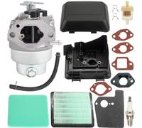 ZAMDOE Carburetor for Hon-da GCV160 HRB216 HRR216 HRS216 HRT216 HRZ216 GCV160a GCV160LAO Engine Lawn Mower Pressure Washer Replacement Parts Manual Choke Carburetor with Air Filter Case Filter Cover