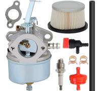 ZAMDOE Carburetor for Tecumseh H30 H50 H60 HH60 5hp 6HP 4 cycle Engines snowblowers 632230 632272 carb, for Troy-bilt horse tillers, with Air Filter Spark Plug Fuel Shut Off Valve
