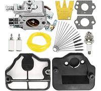 ZAMDOE Carburetor Kit for Husquvarna 36 41 136 137 137E 141 142 141LE 142E Chainsaw, with WT-834 WT-657 WT-529 WT-285 WT-239 C1Q-W29E Carburetor, Air Filter, Fuel Filter, Fuel Line
