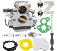 ZAMDOE Carburetor Kit for Husqvarna 235 235E 236 236E 240 240E 120 MARK II Chainsaw Engine for Jonsered CS2234 CS2238 CS2234S CS2238S Chainsaw, Replaces # C1T-W33C 574719402 545072601 545061801