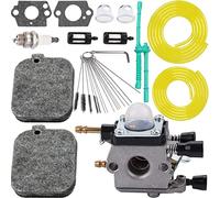 ZAMDOE Carburetor Kit for Stihl BG55 BG45 BG46 BG65 BR45C SH55 SH85 Blower, Replaces 4229 120 0606 C1Q-S68G C1Q-S68, with Air Filter Spark Plug Fuel Filter Gasket Primer Bulb