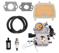 ZAMDOE Carburetor Kit for STIHL MS171 MS181 MS211 MS181 2 Mix MS181C MS181C-BE MS181CBE 2 Mix MS181C-BE Z Chainsaw, Replaces C1Q-S268, C1Q-S269, with Air Filter Spark Plug Fuel Line