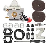 ZAMDOE FS56RC FS40 Carburetor for Stihl FS40 FS50 FS56 FS70 FC56 FC70 HT56 HT56C KM56 KM56RC KN56 Trimmer Weed Eater, replaces # C1M-S267A, 4144 120 0608