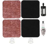 ZAMDOE FS85 Air Filter Kit Replacement for Stihl FS80 FC75 FS75 KM85 HS80 FC85 FS80R FS76 HT75 HS75 HS85 SP85 FS85T SP80 FS85RX String Trimmer Brushcutter with Spark Plug Fuel Fliter Primer Bulb