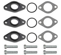 ZAMDOE PZ19 19mm Carburetor Manifold Intake Gasket Spacer Seal for 50cc 70cc 90cc 110cc 125cc Pit Dirt Bike ATV Quad Go-Karts Scooter(3 set)