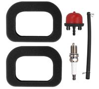 ZAMDOE RS100 Sponge Air Filter for Mountfield SP414 HP414 HP45 HP164 HP42R RV100 M411PD HP42R HP180R SP180R S421PD RV150 V35 Lawn Mower Engine Part Replaces 118550704/0, with Spark Plug Primer Bulb