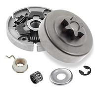 ZAMDOE Sprocket Clutch Drum 3/8" for Stihl MS170 017 018 021 023 MS180 MS210 MS230 MS250 Chainsaw, Replaces 1123 640 2003, 1123 640 2073, w Needle Bearing Washer E-Clip Worm Gear