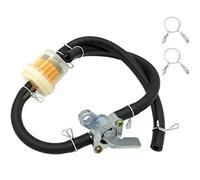 ZAMDOE Universal Tap Petcock Valve Petrol Switch Fuel Filter Gasoline Hose Line for 50 70 90 110 125 150cc ATV, Gas Generator Engine Replacement Part