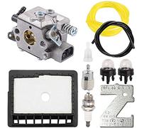 ZAMDOE WT-589 Carburetor Kit for Echo CS-300 CS-301 CS-305 CS-340 CS-341 CS-345 CS-346 CS-3000 CS-3400 Chainsaw, Replaces # A021000231 A021000232 A021000760, WT-589 WT-402, with Air Filter Fuel Line