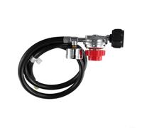 ZAMETTER 0-30 PSI Adjustable Propane Regulator High Pressure Adjustable Propanes Gas Regulators Versatile Propanes Gases Regulator Gas Flow Controller for BBQ Grills Outdoor Cooking