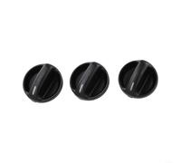 ZAMETTER 3PCS Air Conditioning Knobs 55905-0C010 for Toyota 2000-2006 Black ABS Heater Control Switch Replacement Parts Set of Three