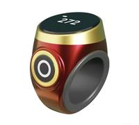 ZAMETTER Adjustable Smart Ring for Prayer Reminders and Counting with LED Display Waterproof ABS Material Compact 6.3 x 6.3 x 4.9 cm Red Green Purple Gold(rose gold)
