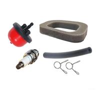 ZAMETTER Air Filter Primers Bulb Spark P-lug Service Kit for Mountfield RS-100 SP414 HP414 Lawn Mower Engine Replacement Parts Maintenance Set 1 Pack