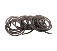 ZAMETTER Aluminum Alloy Window Vertical Hair Sound Insulation and Dustproof Sealing Strip Hair Sealing Strip Door/Window Groove Nylon Pile Brush Seal Weatherstrip(5mm x 10mm)