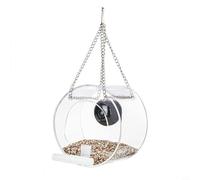 ZAMETTER Bird Feeders Clear Window Bird Feeder with Camera Smart Transparent Birdfeeder with 1080P Camera for Outdoor Bird Watching Birdhouse with Camera for Close Up View Photo Taking Video Recording
