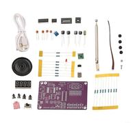 ZAMETTER DIY FM Radio Kit Electronic Learning Circuit Board Soldering Practice Set 87-108MHz USB Adjustable Volume Electronic Radio Kits Educational Circuit Board with Digital Display(Without Case )