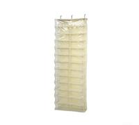 ZAMETTER Door Hanging Shoe Rack Organizer with 26 Pockets for Behind the Door Space Saving Foldable Storage Bag in Non Woven Fabric for Small Apartments Closets and Entryways(2)