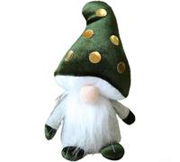 ZAMETTER Easter Mushroom Head Old Man Pendant with Faceless Doll Design, Soft Plush Fabric and Cotton Filling for DIY Holiday Decorations, Adorable Garden Ornament to Hang on She(B)