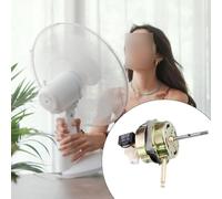 ZAMETTER Electric Fan Motor Copper Construction Quiet Operation Powerful Airflow 3 Adjustable Speed Settings for Table Floor Fans Compatible with Indoor Cooling Systems Home Office Dorm