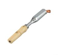 ZAMETTER Electric Soldering Irons 300W Curved Head Electrics Soldering Iron Heavy Duty Copper Tip Electric Solderings Iron with Wooden Handle for Electronics Projects Metal Work Jewelry Making
