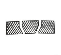 ZAMETTER Front Bumper Centre Lower Grille Mesh Guard Set 3 Pcs ABS Car Fronts Bumper Centres Lower Grille Mesh Guard Vehicle Front Bumpers Centre Lowers Grille Meshs Guards for 2023-2025(Carbon Fiber)