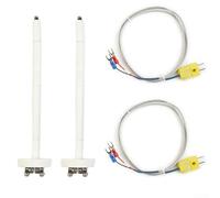 ZAMETTER K-Type Thermocouple Block Kiln Probe 4Pcs 2372/1300 Degree F/C High Temperature Measurement Tool Ceramic Kiln Probe High Temperature Sensor -58 to 2372°F Digital Thermometer