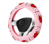 ZAMETTER Knitted Steering Wheel Cover Anti-skid Steering Wheel For Cars Crochet Steering Wheel Cover Set Vintage Style Crochet Steering Wheel Cover(3)