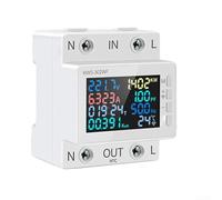 ZAMETTER KWS-302WF AC Power Meter 170-270V 63A Energy Voltmeter with Color Screen Remote Control for DIN Rail Monitoring Timing Data Display