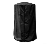 ZAMETTER Outdoor Waterproof Sun and Rain Heater Dust Cover, Heavy Duty Gas Pyramid Patio Heater Cover Wind and Tear Resistant(black)