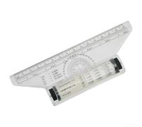 ZAMETTER Parallel Roller Ruler 15cm 30cm Drafting Balance Ruler for Architects Engineers Artists DIY Transparent Plastic Measuring and Drawing Tool for Technical Blueprint Translation and A(15cm)