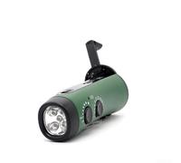 ZAMETTER Portable Hand Crank Radio Emergencies Power Generator Hand-Crank Radios Chargers Flashlight FM Radios Portables Power Generator Chargers Outdoor Adventure Camping Survival Tool(green)