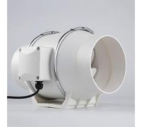 ZAMETTER Smart Inline Duct Fan With Wifi App, Powerful Silent Exhaust Fan Kitchen Fume Extractor Ventilator Bathroom Home