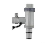 ZAMETTER Swimming Pool Plunger Valve Pipe Support Adapter Replacement Kit Pool Hose Adapter Kit Plunger Valve Support System Filter Pump Connector for Above Ground Pools Water Flow Control System
