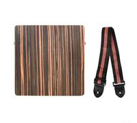ZAMETTER Traveling Cajon Boxes Instrument Professional Cajons Travel Box Drum Portable Wooden Cajon Box Drum Travel Hand Percussion Instrument with Internal Strings Carrying Strap(CAJON)