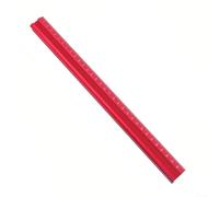 ZAMETTER V-shaped Ruler Metric And for IMPERIAL Woodworking Parallel/vertical Line Marking Ruler Aluminum Woodworking Edge Rule(310mm)