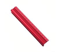 ZAMETTER V-shaped Ruler Metric And Imperial Woodworking Parallel/vertical Line Marking Ruler Aluminum Woodworking Edge Rule(161mm)