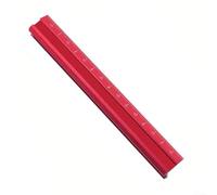ZAMETTER V-shaped Ruler Metric And Imperial Woodworking Parallel/vertical Line Marking Ruler Aluminum Woodworking Edge Rule(200mm)