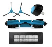 ZAMETTER Vacuum Cleaner Replacement Kit for Conga 3090 3091 3092 Robot Vacuum Main Brush Filter Wheel Side Brushes Washable Reusable Main Roller Brush HEPA Filter Side Brushes