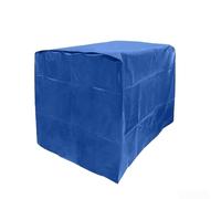 ZAMETTER Water Tank Covers IBC Tank Cover 1000L Water Container Insulated Protective Case 210D Oxford Fabric Weather Shield Weather Resistant Outdoor Cover with Tap Access Flaps(Blue)