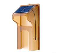 ZAMETTER Wireless Video Doorbell Solar Powered Video Doorbell Smarts WiFi Door Bell Camera with Waterproof Cover Two-Way Audio Nights Vision Real-Time Monitoring for Home Security(Doorbell cover)