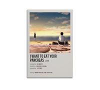 Zamm I Want to Eat Your Pancreas Canvas Poster Wall Art Decorative Painting Bedroom Painting Posters 12x18inch(30x45cm) Unframe-style