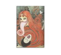 Zamm Junji Ito Poster Wall Art Canvas Painting Living Room Bedroom Home Home Decoration Office Wall Poster Gym Art Painting 12x18inch(30x45cm)