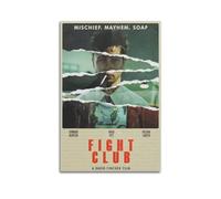 Zamm Movie Fight Club Poster Wall Art Canvas Painting Living Room Bedroom Home Home Decoration Office Wall Poster Gym Art Painting 12x18inch(30x45cm)