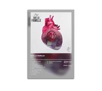 Zamm PNL Que La Famille Album Poster Wall Art Canvas Painting Living Room Bedroom Home Home Decoration Office Wall Poster Gym Art Painting 12x18inch(30x45cm)